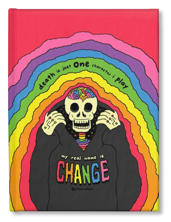 "RAINBOW BRAINSKULL" Sketchbook