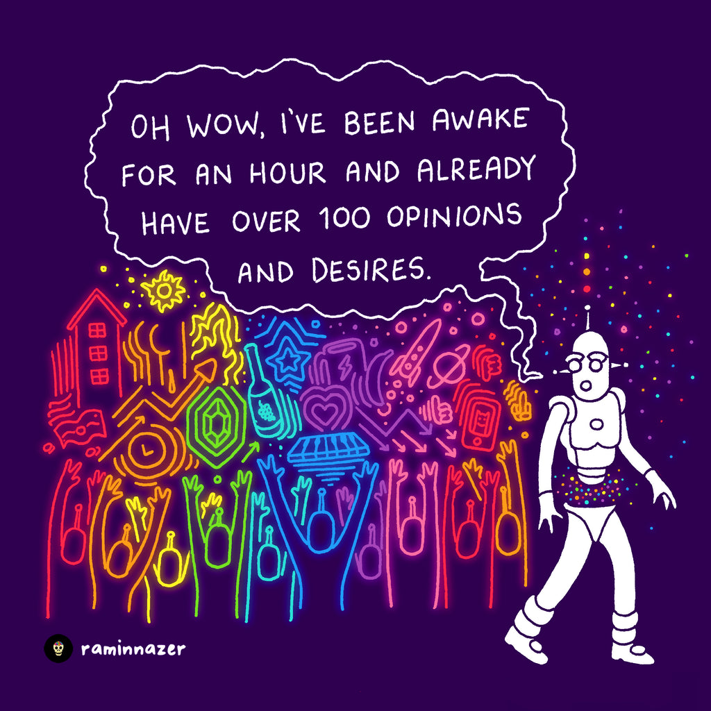 100 OPINIONS AND DESIRES (Soft Lightweight T-shirt)