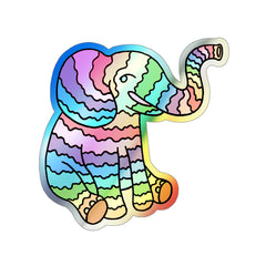 ELEPHANT (Holographic Die-cut Sticker)