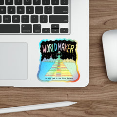 WORLDMAKER (Holographic Die-cut Sticker)