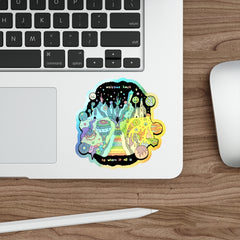 WELCOME BACK (Holographic Die-cut Sticker)