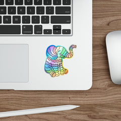 ELEPHANT (Holographic Die-cut Sticker)