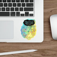 STRANGER (Holographic Die-cut Sticker)