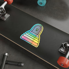 DOOR (Holographic Die-cut Sticker)