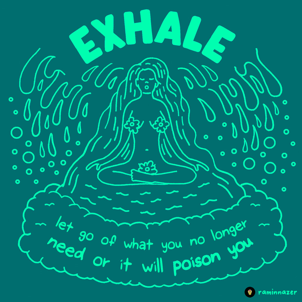 EXHALE (Soft Lightweight T-Shirt)