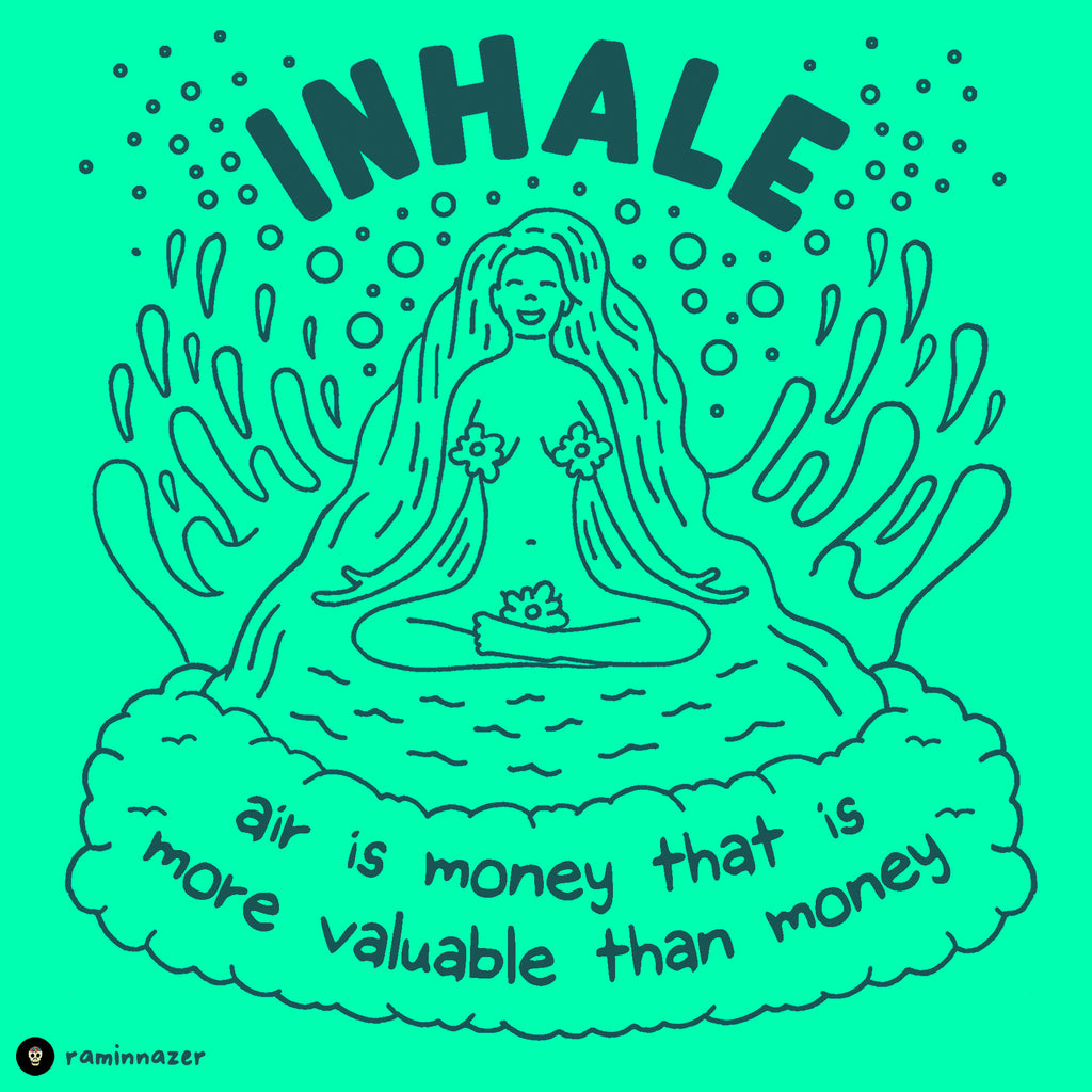 INHALE (Soft Lightweight T-shirt)
