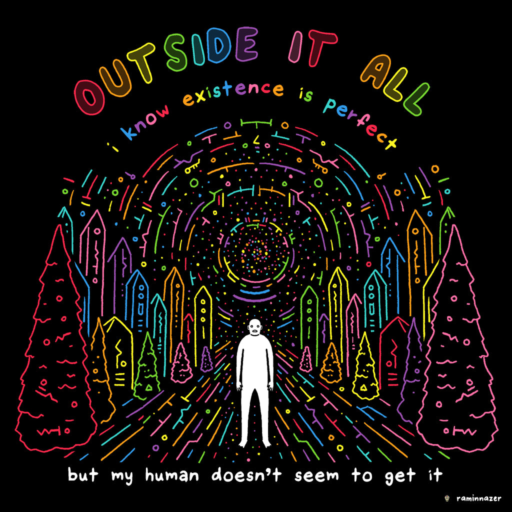 OUTSIDE IT ALL (Soft Lightweight T-shirt)