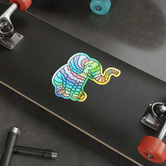 ELEPHANT (Holographic Die-cut Sticker)