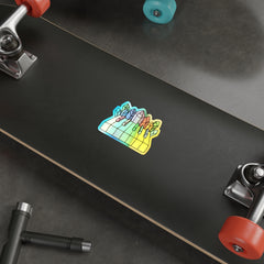 CRYSTAL PIANO (Holographic Die-cut Sticker)