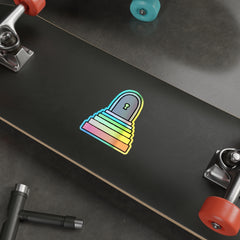 DOOR (Holographic Die-cut Sticker)