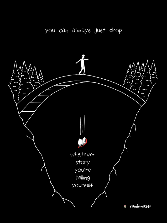 YOU CAN ALWAYS DROP WHATEVER STORY