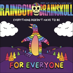 2025 Rainbow Brainskull Calendar (Signed by Ramin Nazer)