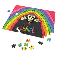 REAL NAME (Satin Jigsaw Puzzle)