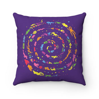 CAVE PAINTINGS FOR FUTURE PEOPLE (Throw Pillow)