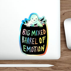 MIXED BARREL (Holographic Die-cut Sticker)
