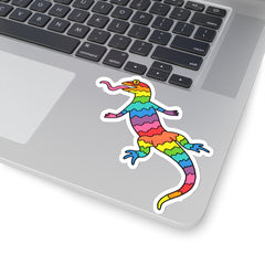 Rainbow Lizard (Kiss-Cut Sticker)