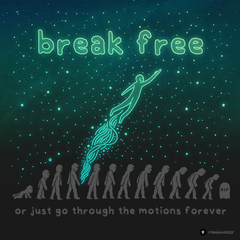 BREAK FREE (Soft Lightweight T-shirt)