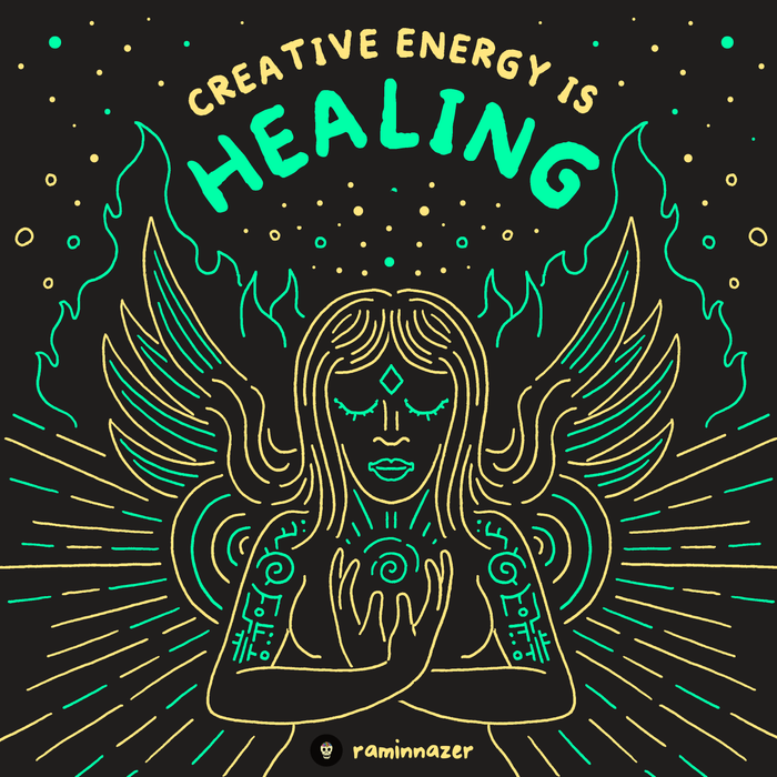 CREATIVE ENERGY IS HEALING