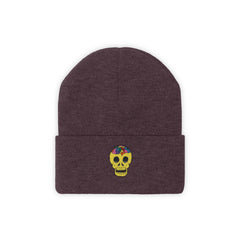 Rainbow Brainskull Knit Beanie