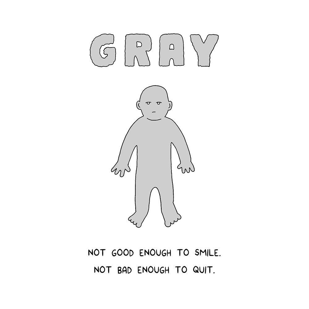 GRAY (Soft Lightweight T-shirt)