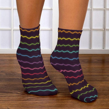 Neon Vibration Ankle Socks